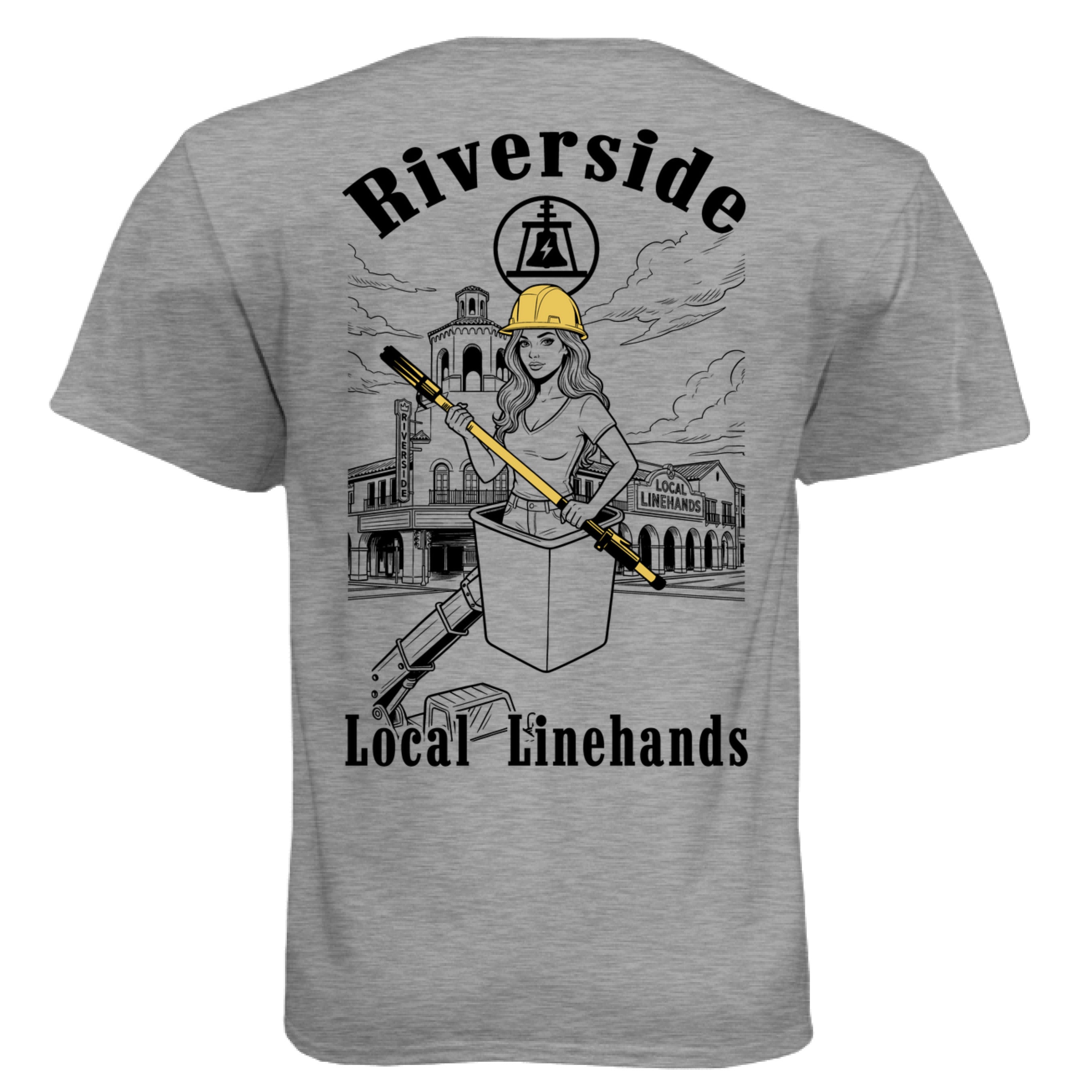 Dark Heather Grey (60/40) - BACK