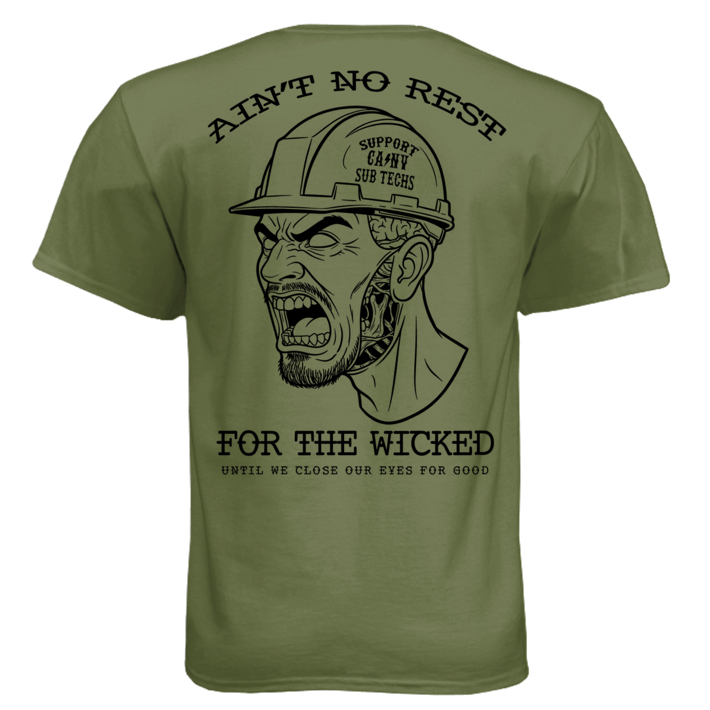 Military Green - N6210 - BACK
