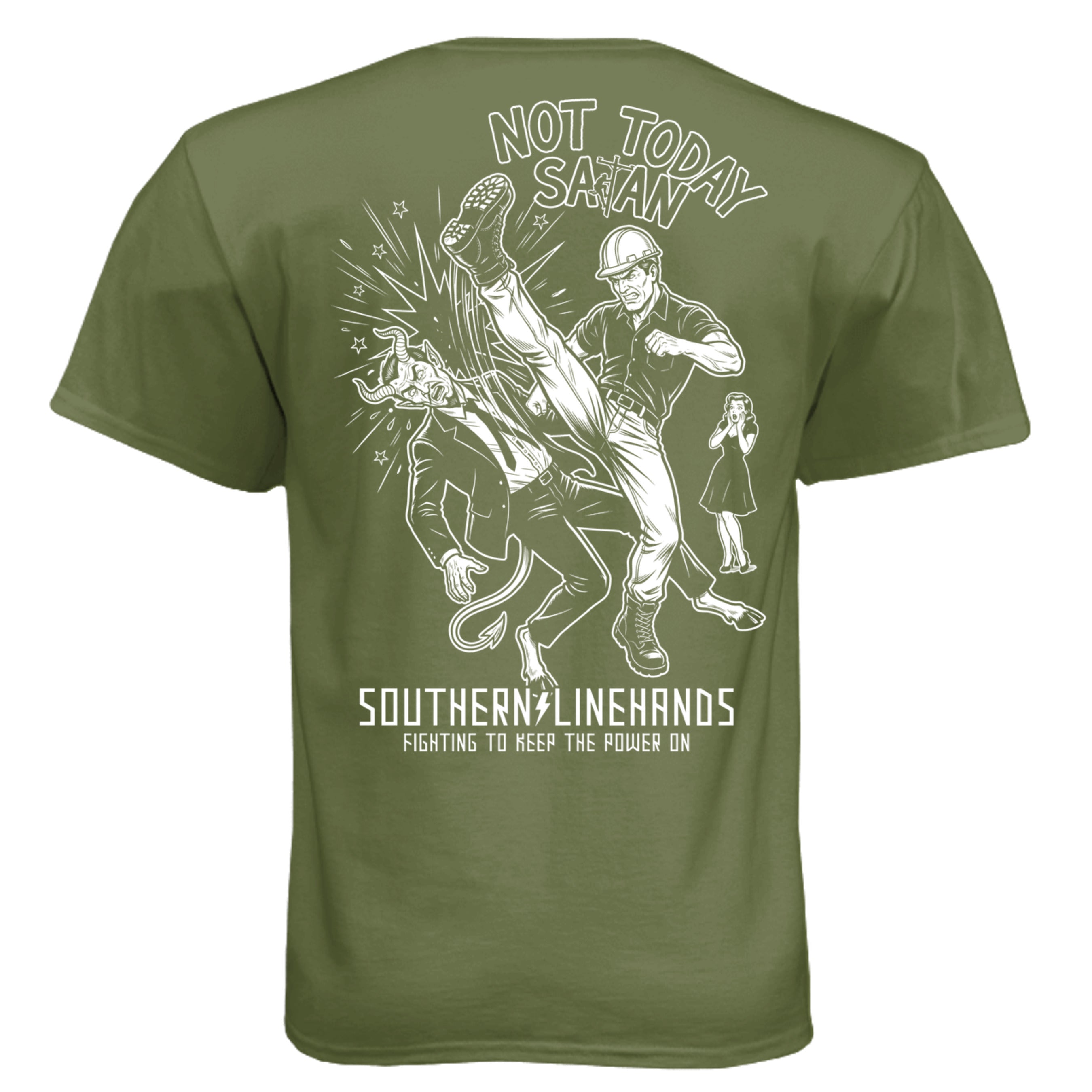 Military Green - N6210 - BACK