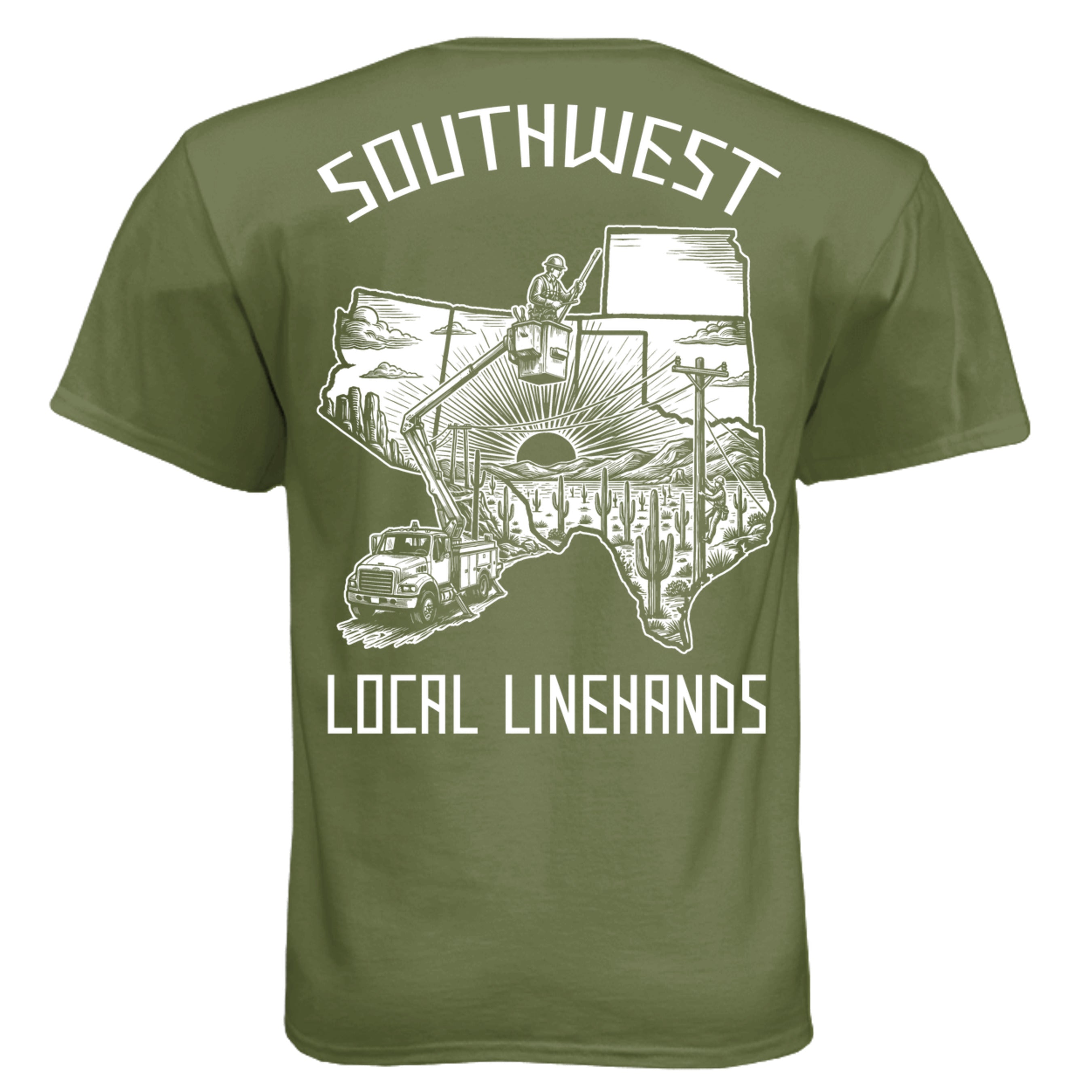 Military Green - N6210 - BACK
