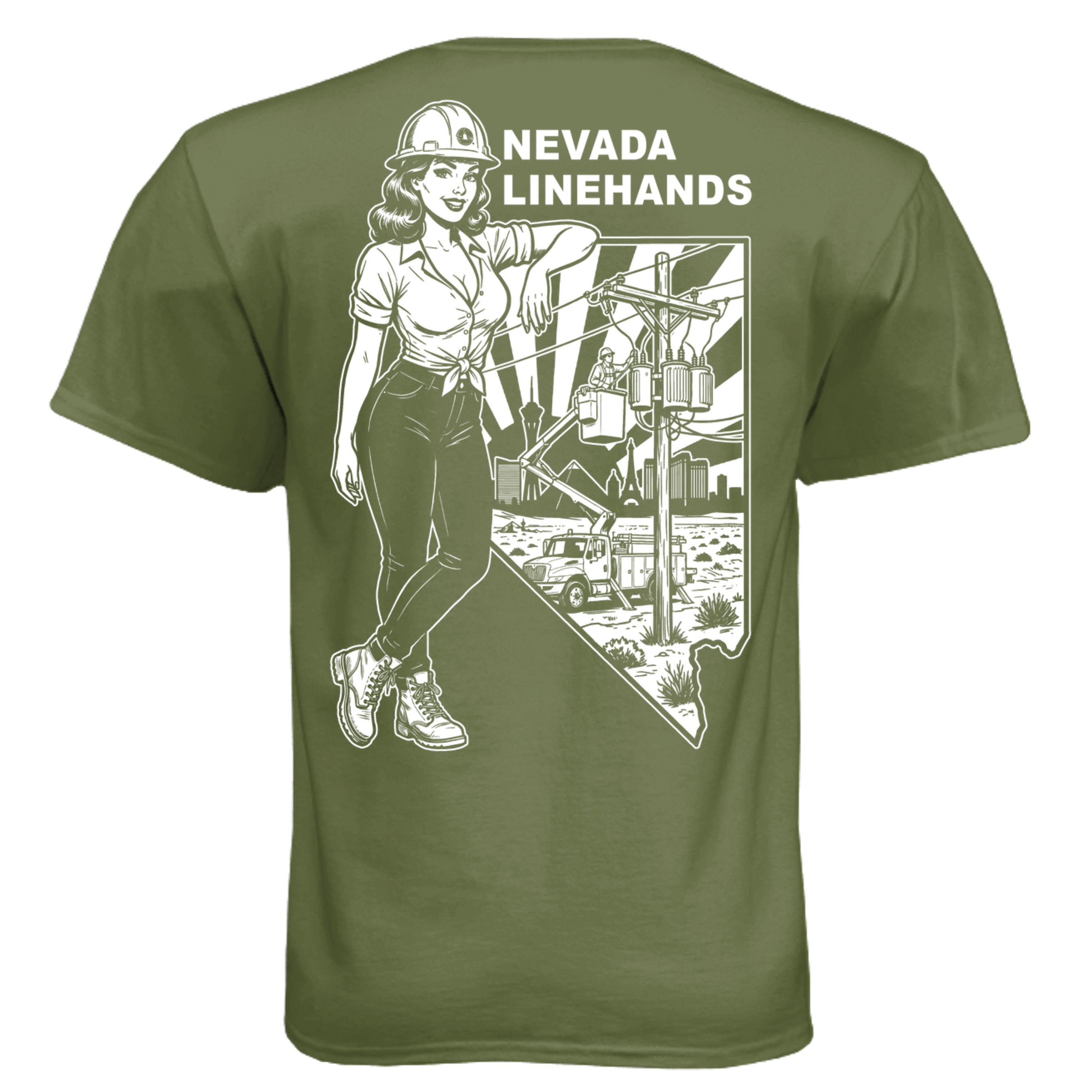 Military Green - N6210 - BACK