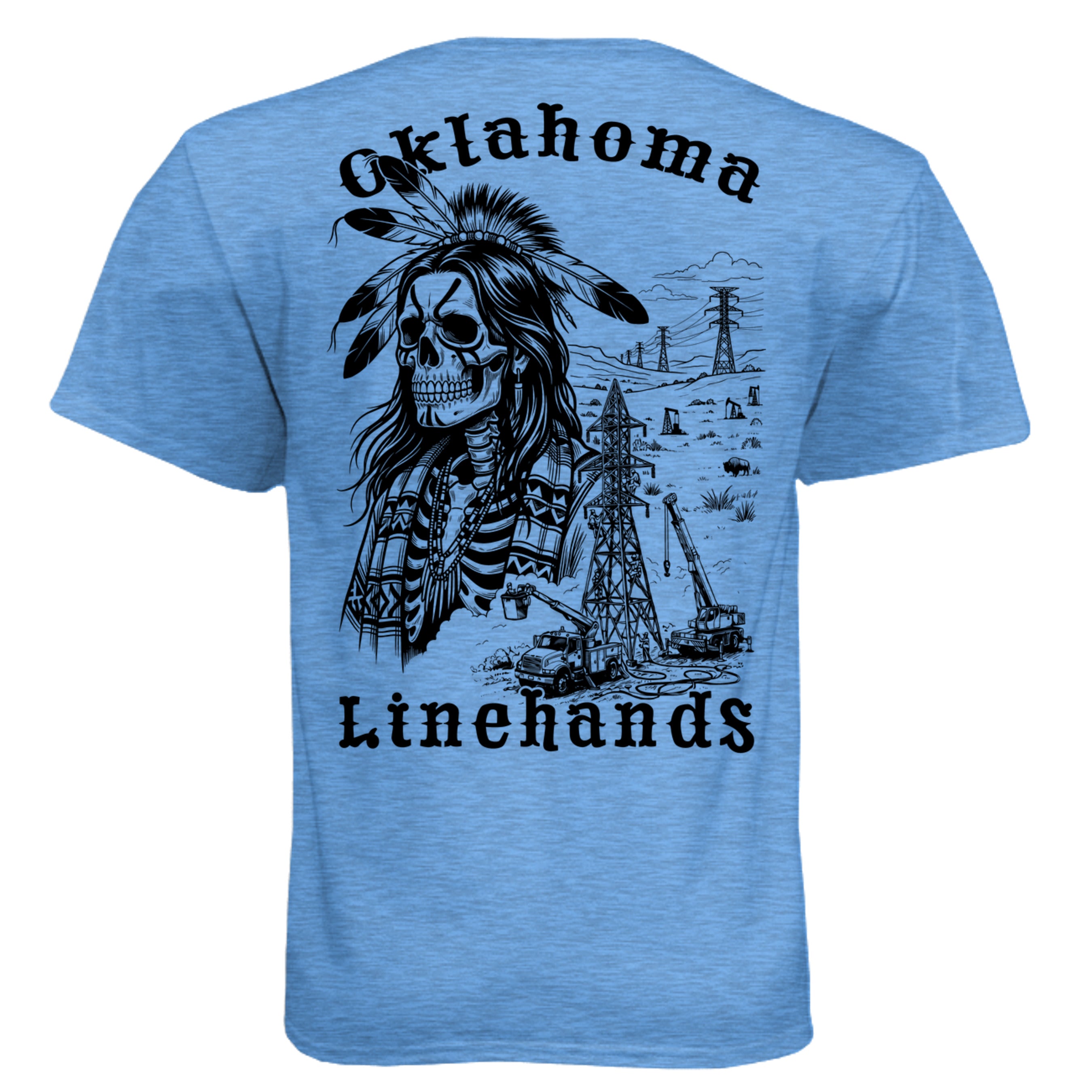 Heather Columbia Blue - N6210 - BACK