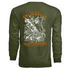 MILITARY GREEN - G240 - BACK